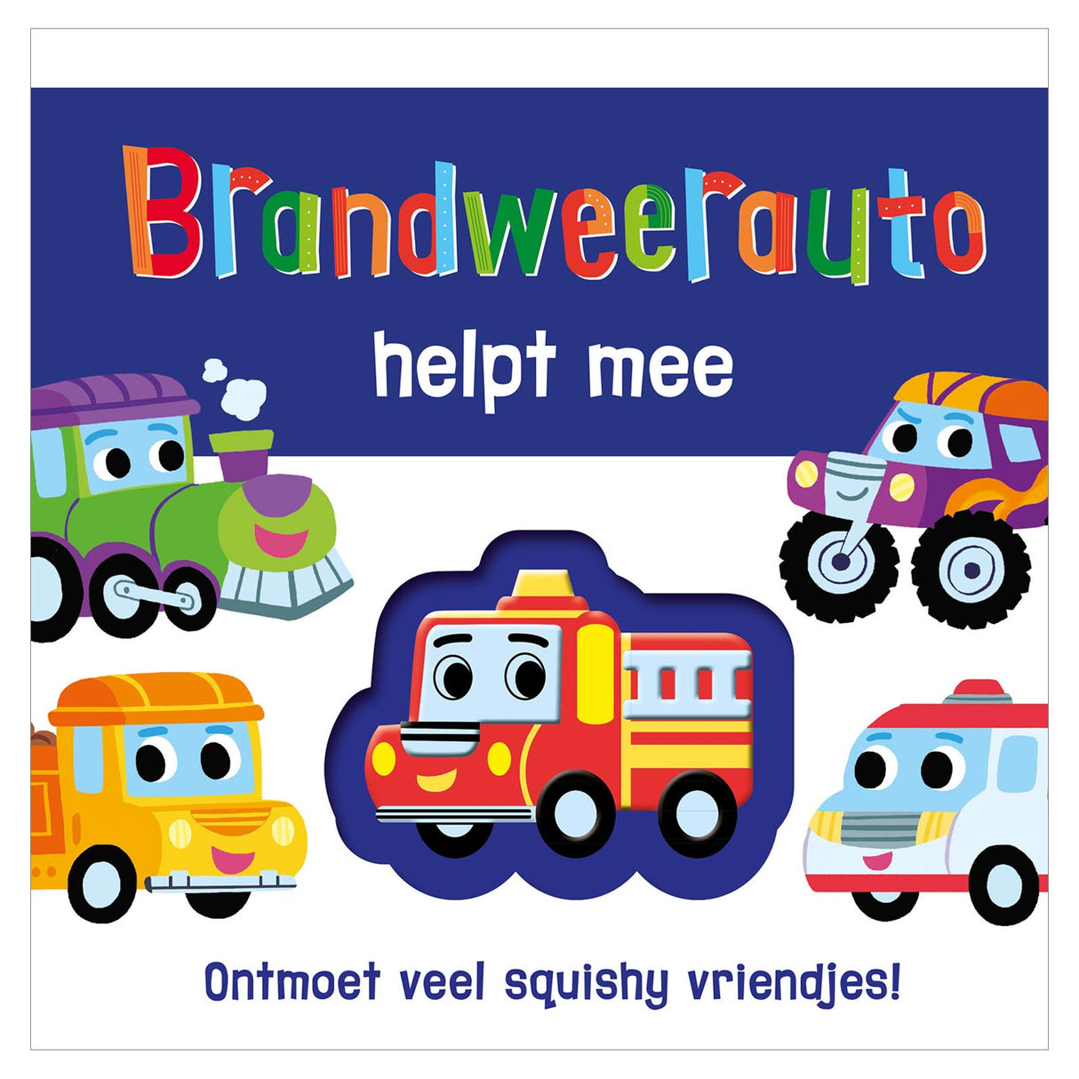 Rebo forlag 3D taktil bog - brandbil hjælper