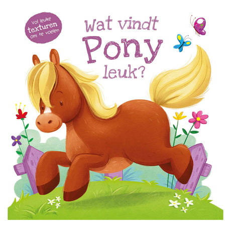 Rebo forlags taktile bog - hvad kan pony lide?