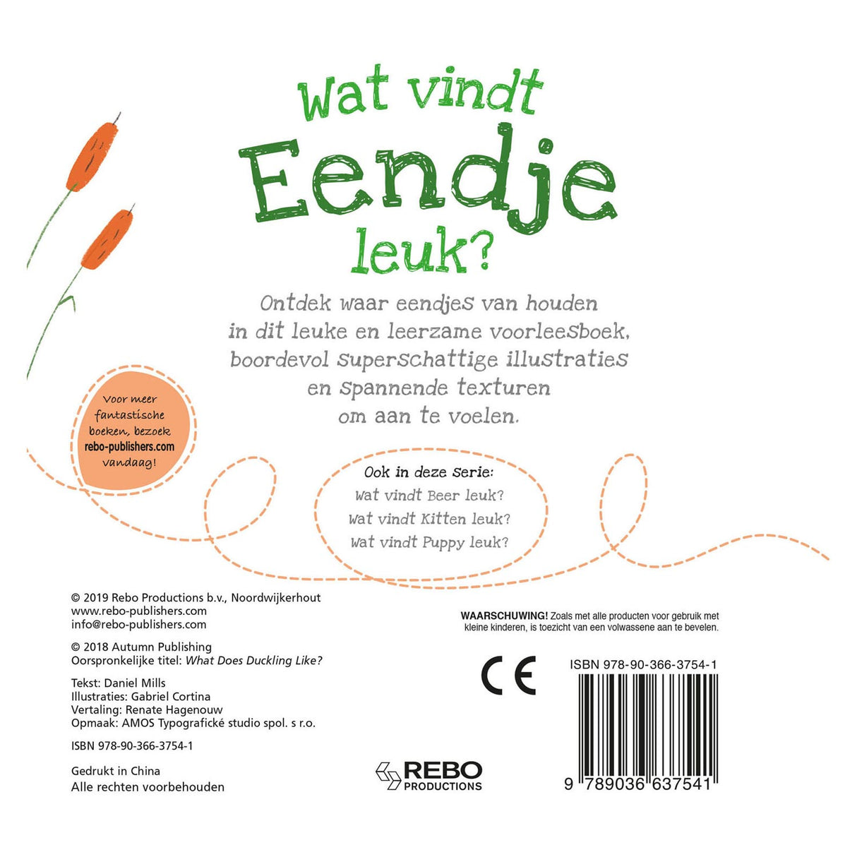 Rebo forlags taktile bog - hvad kan and lide?