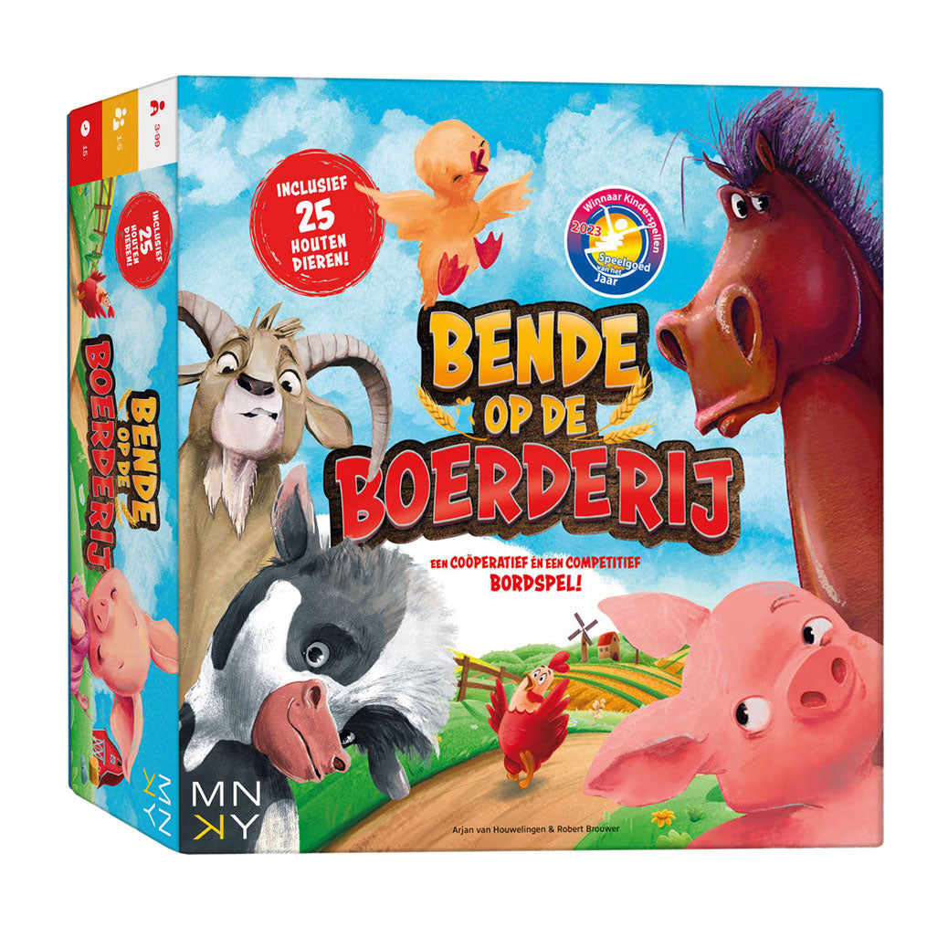 Rebo forlagsbande på gården - brætspil