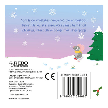 Rebo forlag munter snemand - fingerdukkebog