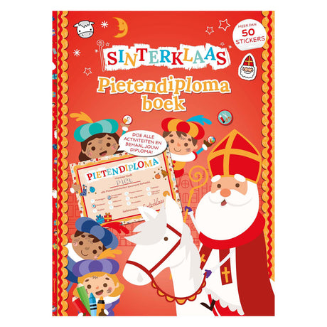 Rebo forlag Sinterklaas Pete diplombog med klistermærker