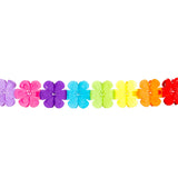 Boland papirguirlande flower power 4 mtr