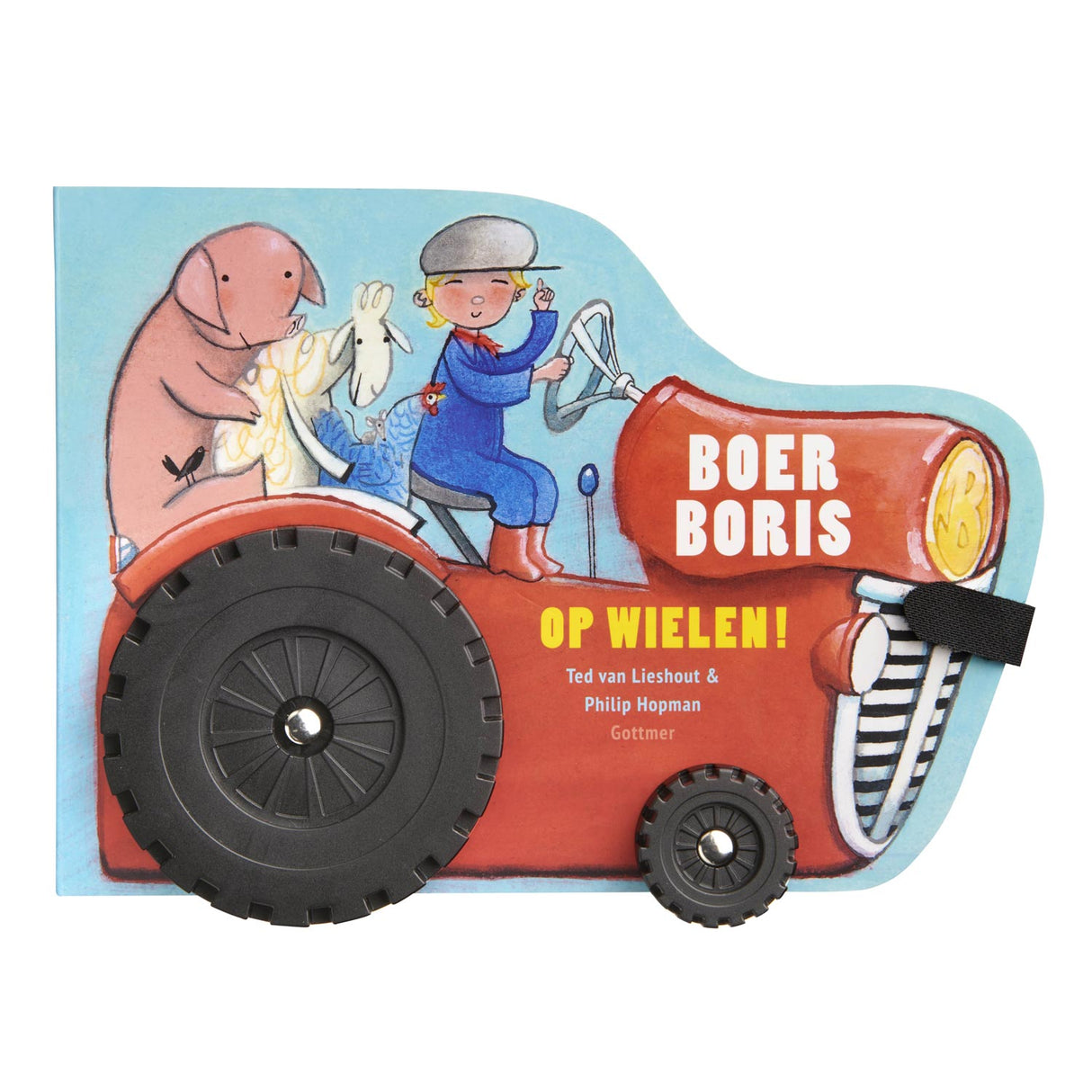 Gottmer forlag samler landmand boris på hjul! 3+