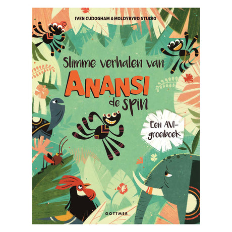 Gottmer forlag grupperer smarte historier fra edderkoppen Anansi. 7+