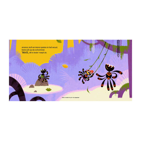 Edderkoppen Gottmer anansi - leger i skoven
