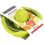 Westmark citruspresse med juicebeholder, diameter: 18,7 cm, kapacitet: 350 ml, plast, limetta, æblegrøn, 3091227a