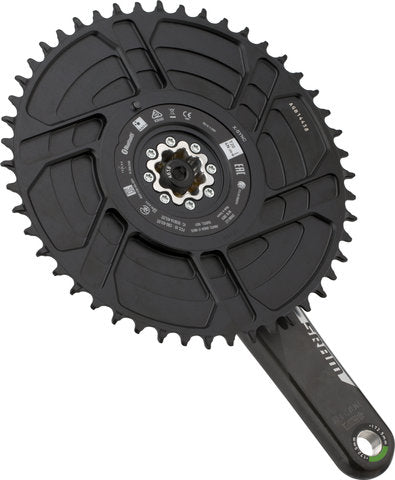 Quarq red 1 akse aero dub power meter carbon kranksæt