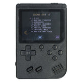 Gamebox - bærbar spillekonsol med 200 spil - sort