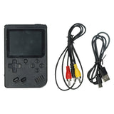 Gamebox - bærbar spillekonsol med 200 spil - sort