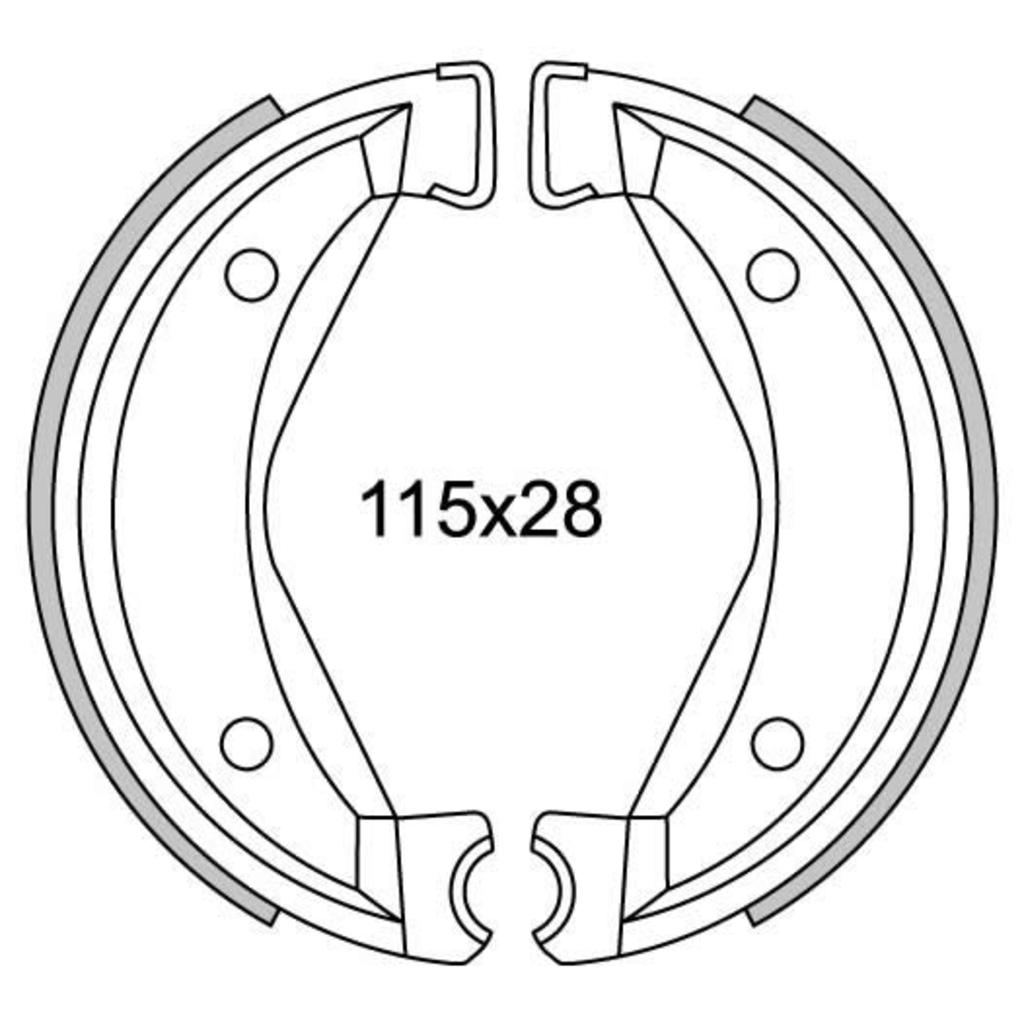 NewFren Brake Segment Set GF1295 Velocita