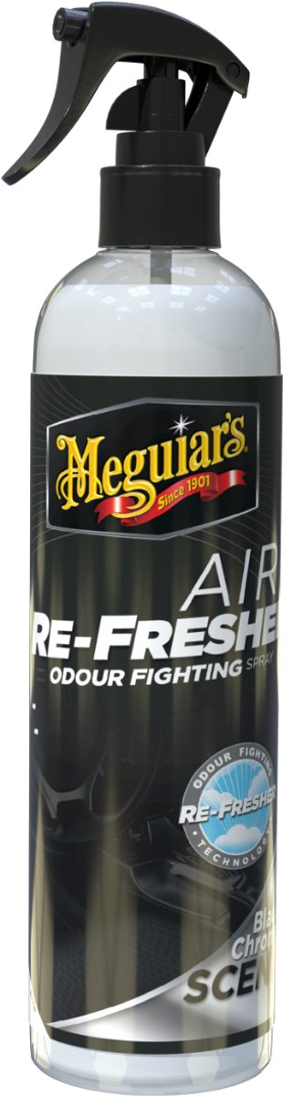 Meguiar's air refresher sort krom - air freshener bil parfume - 237ml