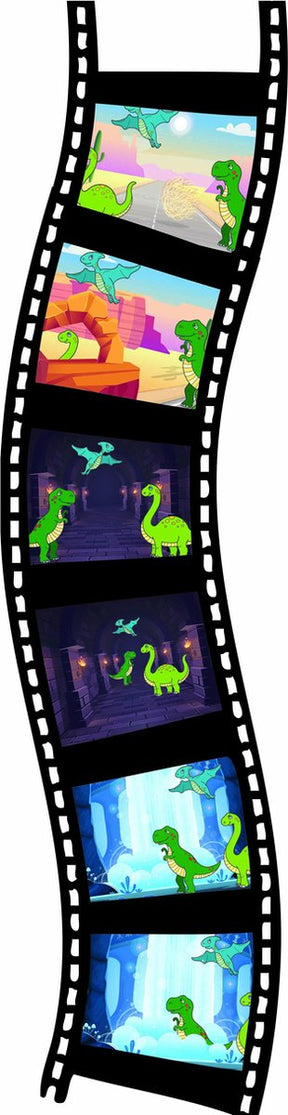 Lexibook projektør til historie og lampe fakkel dinosaur