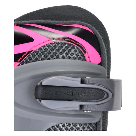 Street rider inline skates junior aluminium pink grå str. 29-32