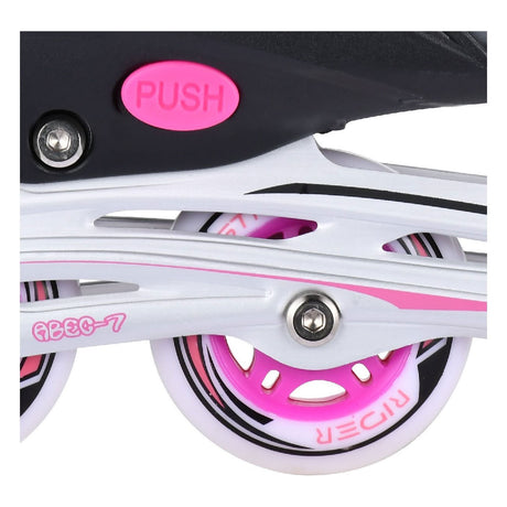 Street rider rulleskøjter pink grå, str. 33-36