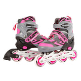 Street rider rulleskøjter pink grå, str. 37-40
