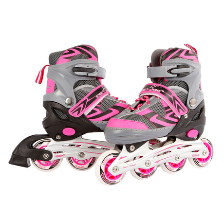 Street rider rulleskøjter pink grå, str. 37-40