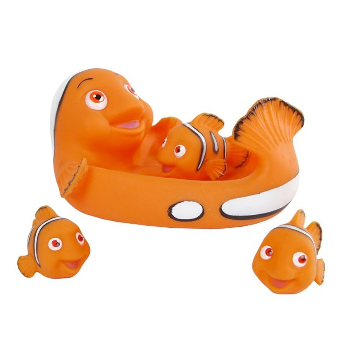 Miniklub badefigurer klovnefisk, 4 stk.