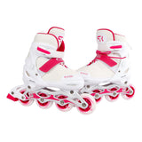 Street Rider Inline Skeelers White, størrelse 38-42