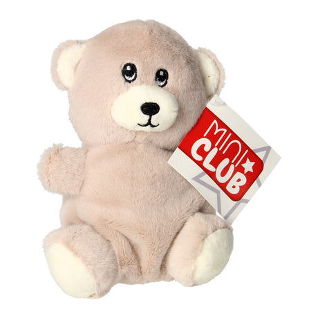 Miniklub plysbjørn - lysebrun