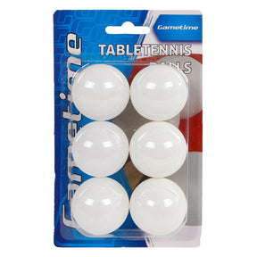 Gametime Table Tennis Balls, 6st