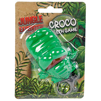 Jungle Expedition Biting Crocodile Keychain