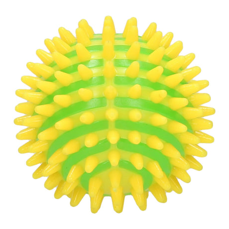 Hoppende kugle spikey med lys 9cm