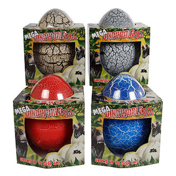 Dino World Dinoworld Mega Egg Growing Dino, 20 cm
