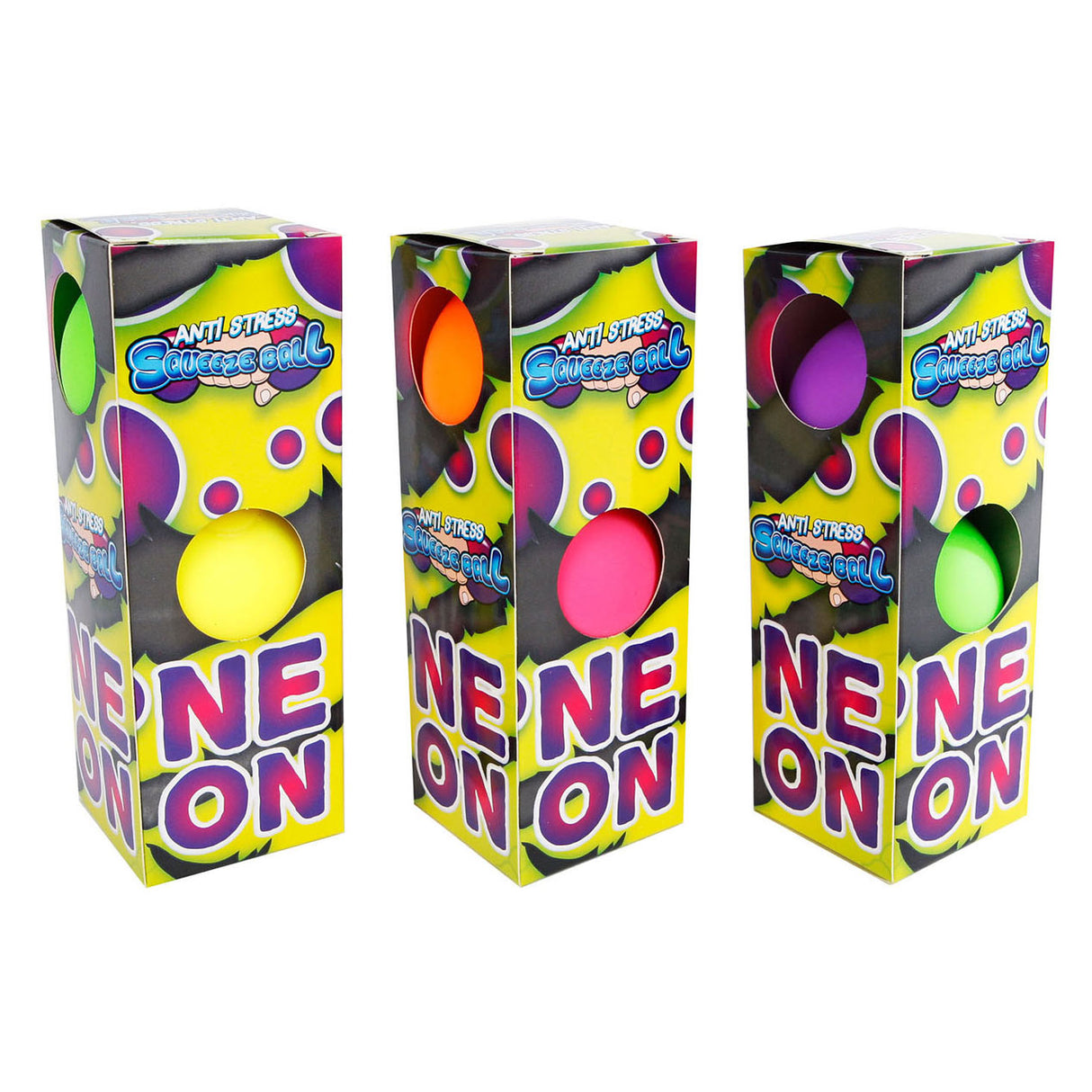 Squeezballs Neon 5 cm, 3ST.