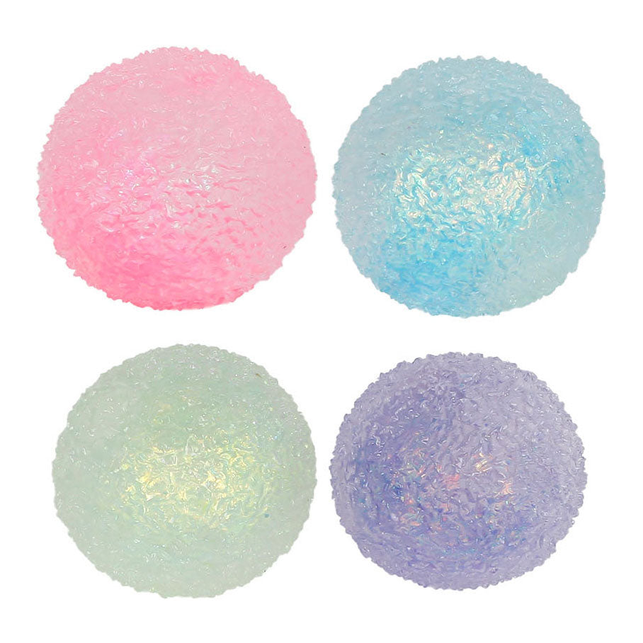 Sukker klemme kugle med glitter slim