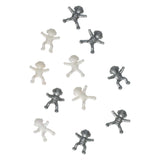 Space Explorers vinduesløbere astronaut 2cm, 12 stk.