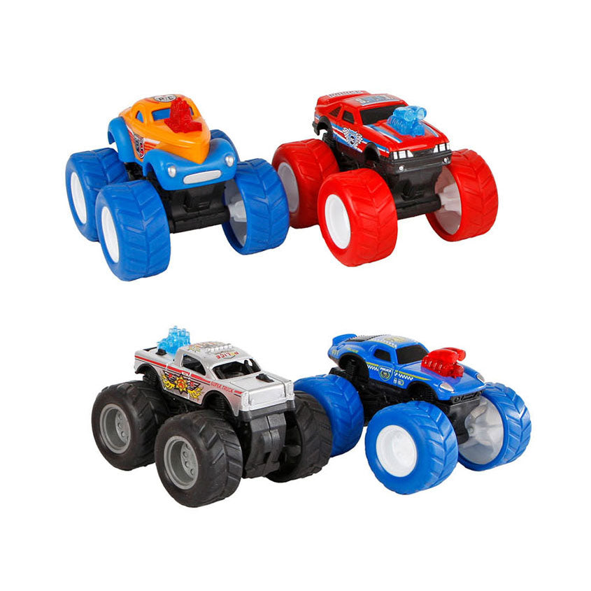 Big Wheel Monstertrucks, 8 cm, sæt med to