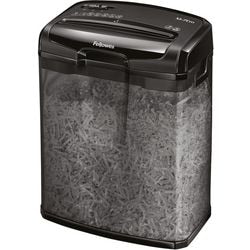 Fellowes papierversnipperaar m-7cm zwart 13l