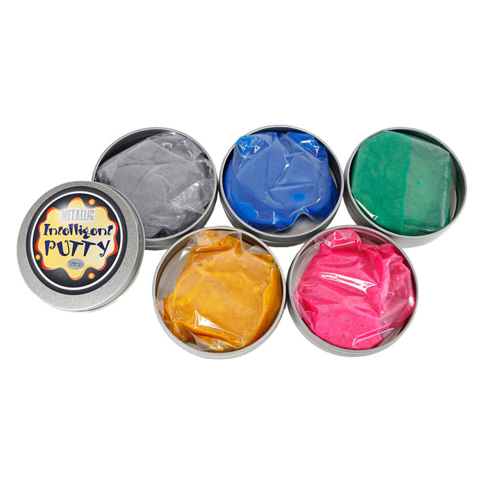 Intelligent Putty Metallic i dåse, 40 gram