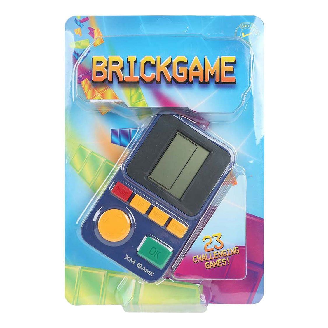 Van manen brickgame retro spillekonsol 23 spil 6,5x11cm legetøj.