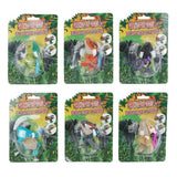 Dinoworld bidende dinosaur nøglering, 12 cm