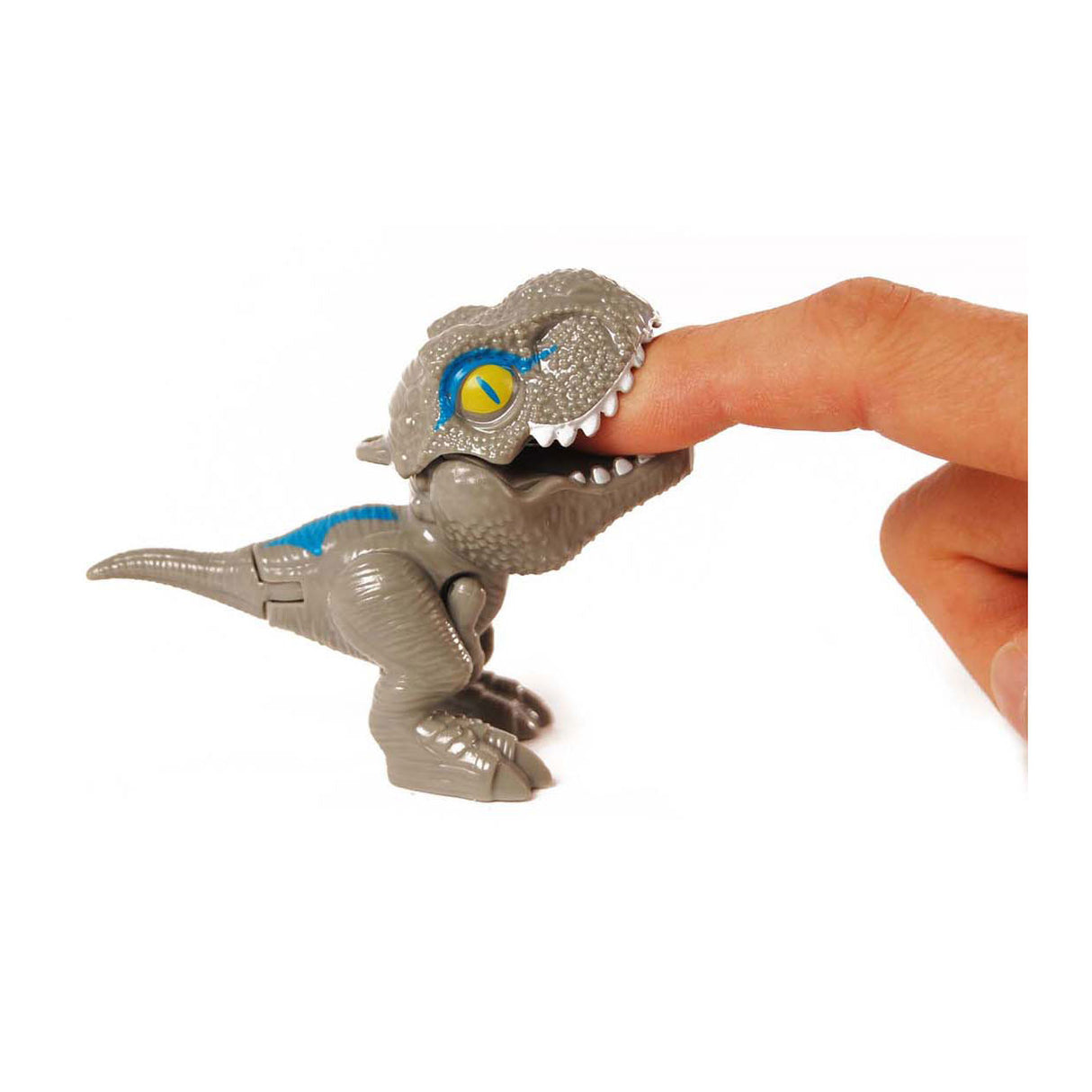 Dinoworld bidende dinosaur nøglering, 12 cm