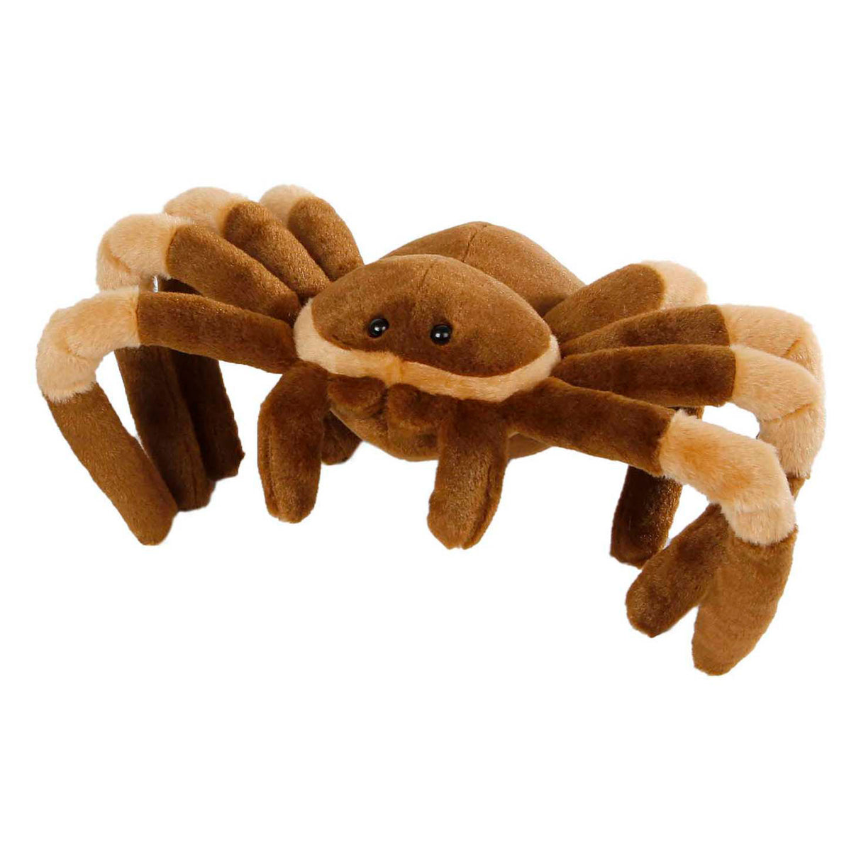 Jungle ekspedition krammeplys - edderkoppebrun, 23cm