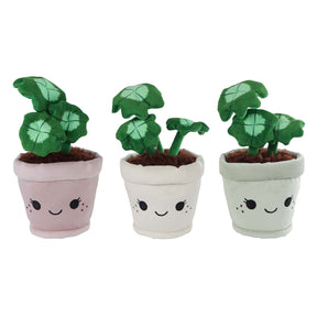 Tag mig hjem kælen planteplys - kløver, 19cm
