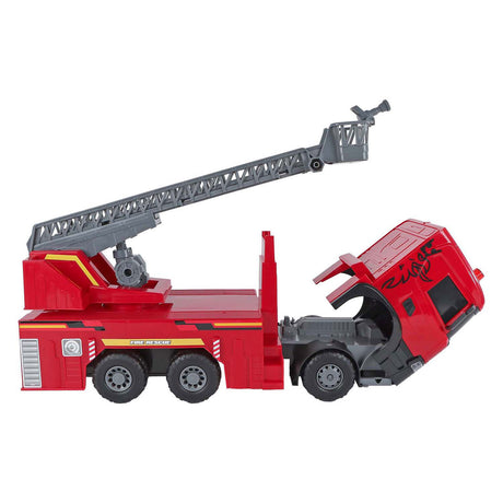 2-play scania lastbil brandbil friktion med lys og lyd