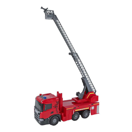 2-play scania lastbil brandbil friktion med lys og lyd