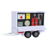 Kids globe vw transporter ambulance med trailer
