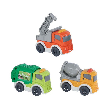 Miniklub byggekøretøj frihjul, 8 cm