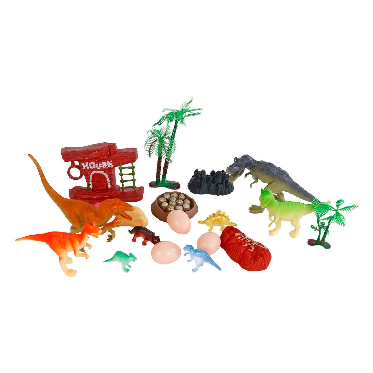 Dinoworld dinosaur legesæt, 19 dele.
