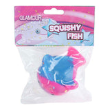 Glamour squishy hval med glitter