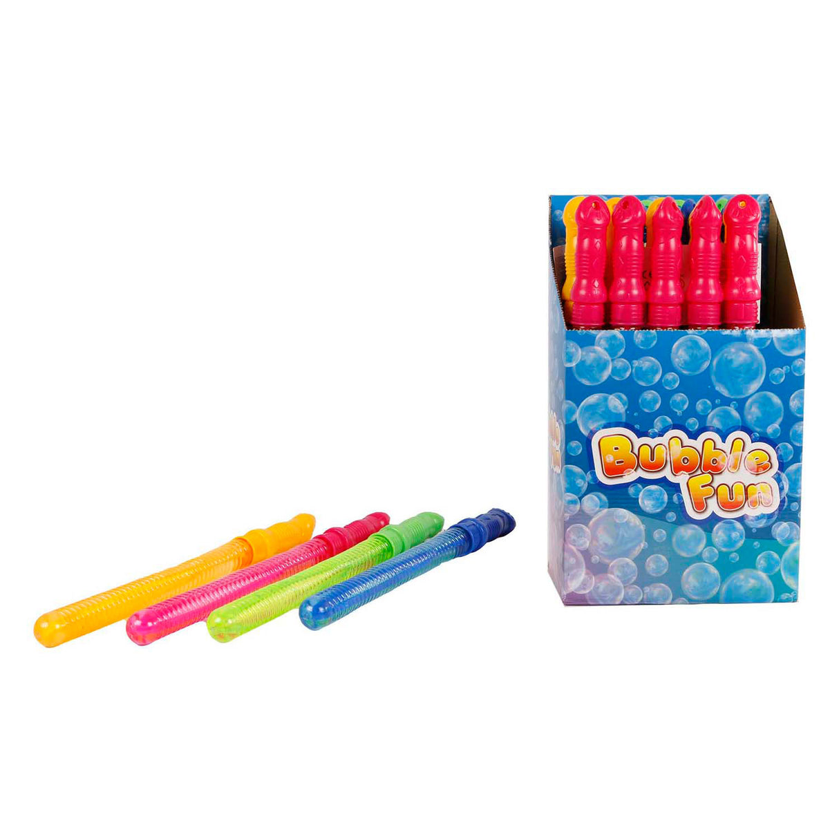 Sun fun bobleblæsepind 120ml 37cm, 24 stk.