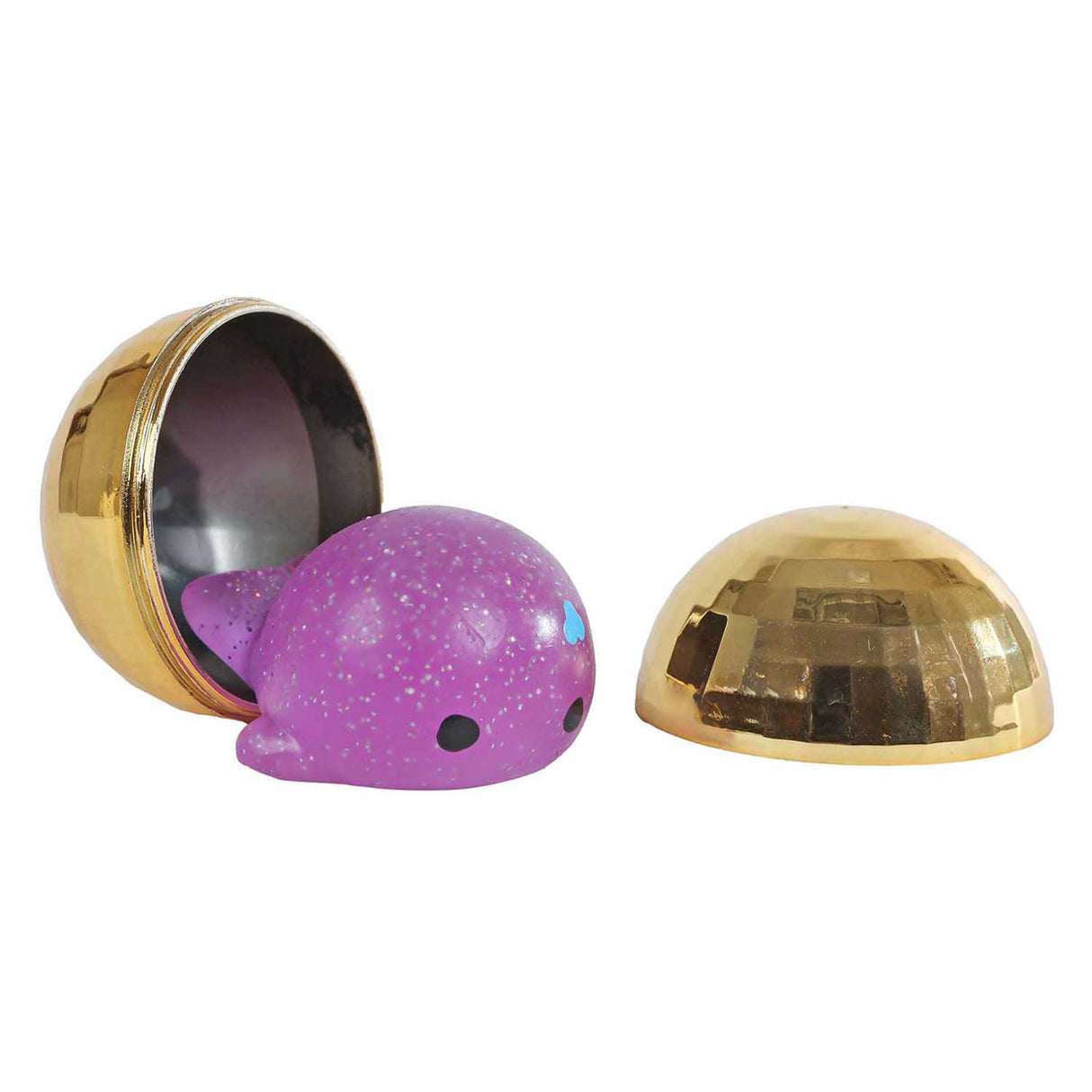 Glamour overraskelse glitter bold med overraskelse squishy