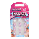 Glamour kunstige negle, 12 stk.