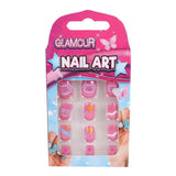 Glamour kunstige negle, 12 stk.