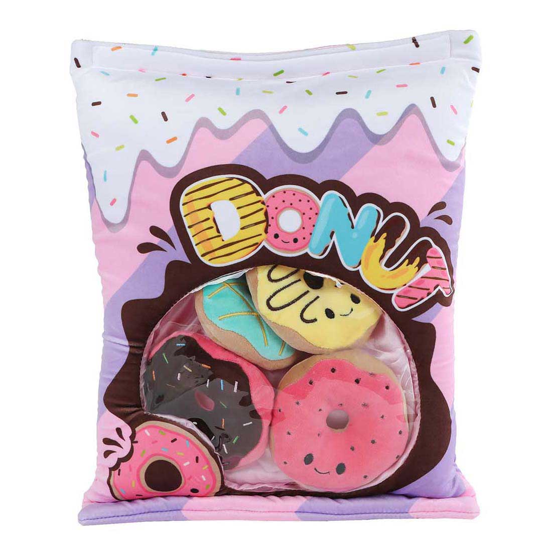 Fluffy menu plys med 4 donuts - 40 cm